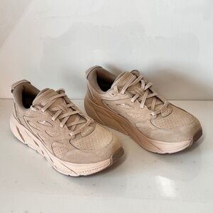 HOKA Clifton L Suede Sneakers